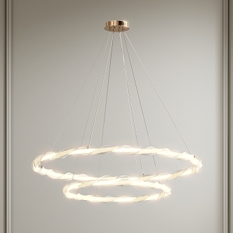 Ring Chandelier Simple Chandelier LED Chandelier Acrylic Chandelier 3d model