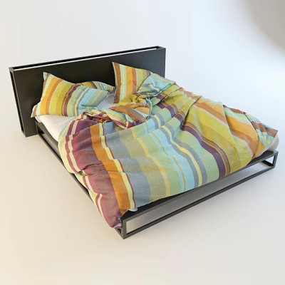 Double bed 3d model