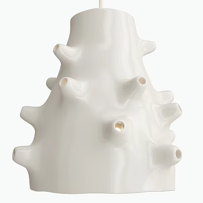 modern chandelier taiga design lamp lighting table lamp white 3d model