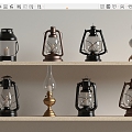 Modern Kerosene Lamp Decorative Lamp 3d model