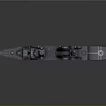 Advanced Modern Naval Warship With Deck Radar Weapon Systems And Equipment