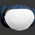 Classic Blue Straight Leg Jeans Comfortable Stylish Casual Everyday Wear For Men Women