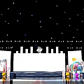 Vibrant Music Stage With Dynamic Lighting And Themed Backdrop For Performance 3d model