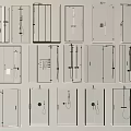 Various Shower Head Designs Featuring Different Fixtures and Component Layouts