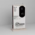 Smart Door Handle With Intelligent Lock System And Fingerprint Recognition Feature 3d model