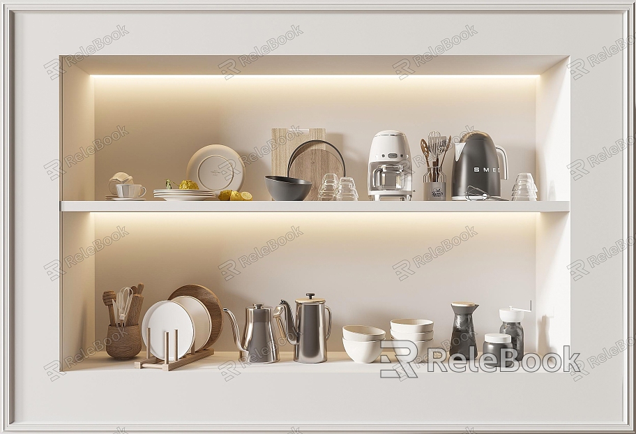 Modern kitchen decoration model