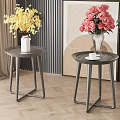 American Side and Corner Combination 3d model