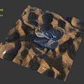 Comfortable Summer Flip Flops Placed On Sandy Surface With Natural Texture