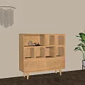 Nordic Sideboard Side Cabinet 3d model