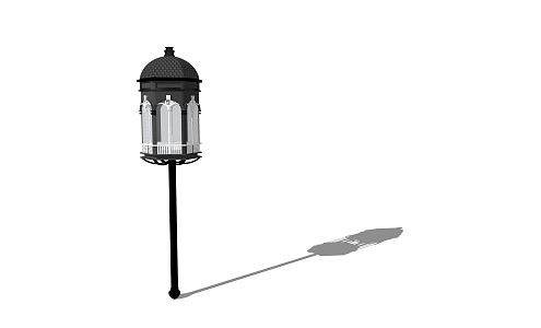 Jianou Lawn Lamp Republic of China Landscape Lamps 3d model