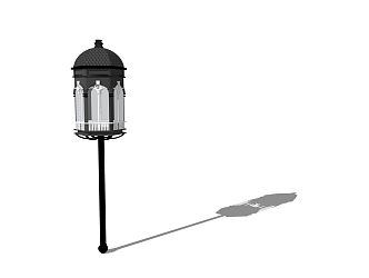 Jianou Lawn Lamp Republic of China Landscape Lamps 3d model