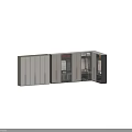 Sleek Modern Wardrobe Design With Sliding Doors Hanging Rods And Storage Shelves