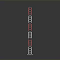 Tall Red And White Industrial Tower Equipment For Communication Use
