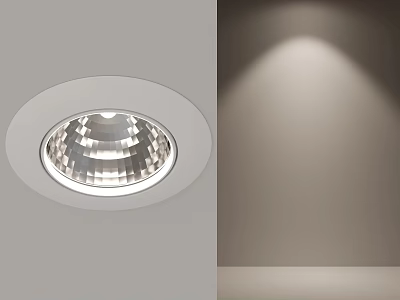 Modern Recessed Downlight Spotlight Ceiling Mounted With Bright Wall Illumination Effect 3d model