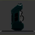 Green Electronic Appliance With Illuminated Panel Grille Design And Platform Base Structure