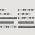 Modern Socket Mobile Rail Socket 3d model
