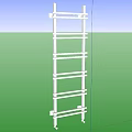 Stainless Steel Bathroom Towel Rack with Multiple Horizontal Hanging Bars Design