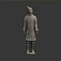 Ancient Terracotta Warrior Sculpture Detailed Handcrafted Historical Carving Artwork With Traditional Chinese Craftsmanship