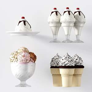 Modern Ice Cream Ice Cream 3d model