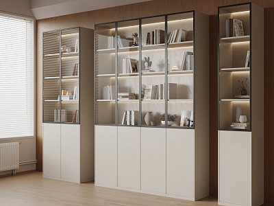 decorative cabinet bookcase model