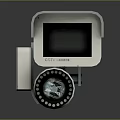 Outdoor Waterproof Network Surveillance Camera For Computer Monitoring Systems With Rotatable Base