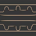 Modern Metallic Utensil Holder With Vertical Slots For Kitchen Cutlery Storage