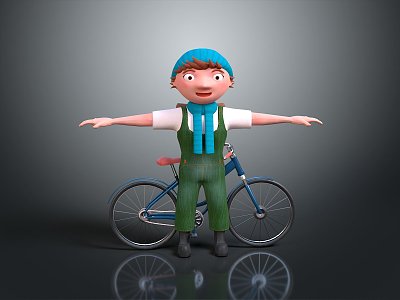 Children Baby Cartoon Children Boy Little Boy Cartoon Boy 3d model