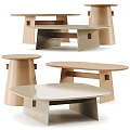 Modern Wooden Coffee Tables With Unique Leg Designs And Natural Wood Finishes
