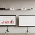 Modern projector projection cloth mobile projection 3d model
