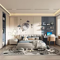 Cozy Kids Room Interior Design With Moon Decor Bookshelves Toys And Soft Rug Lighting