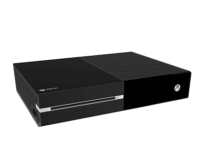 Black Xbox Entertainment Console For Home Gaming And Entertainment Use 3d model