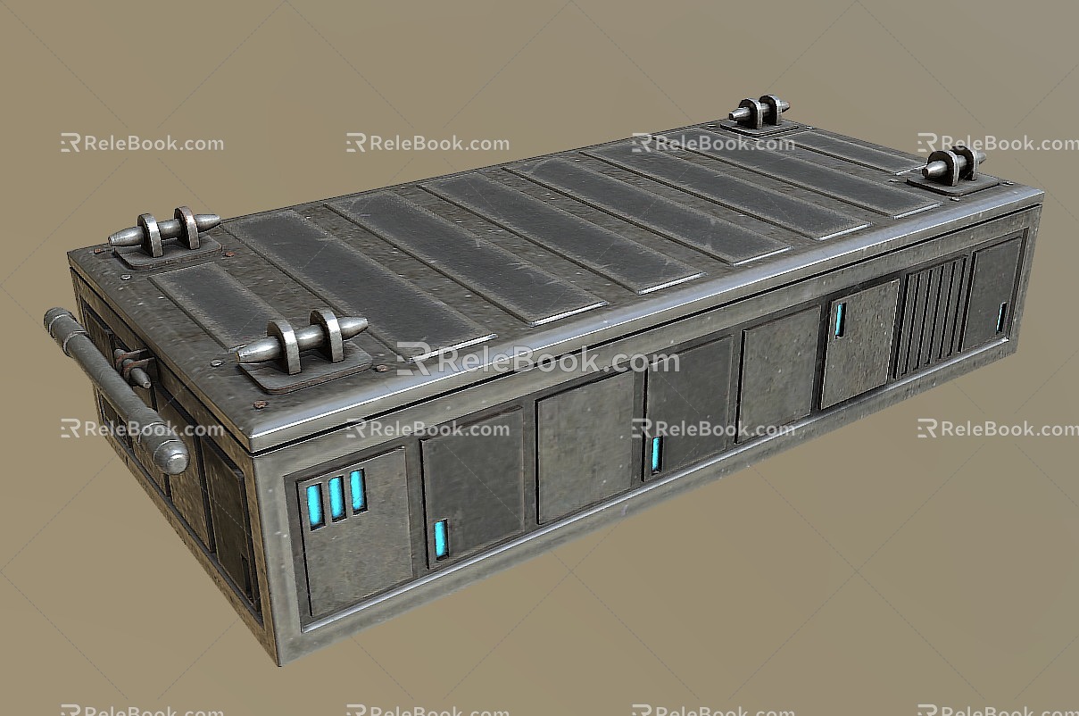 Box Iron Box Weapon Box 3d model