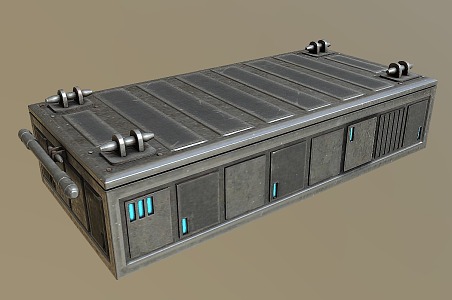 Box Iron Box Weapon Box 3d model