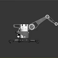 Modern Robot Arm Mechanical Arm Robot Arm Robot Head 3d model