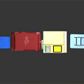 Diverse Colorful Commercial Equipment Featuring Vending Machines Cash Registers And Kiosks