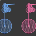 Modern Chrome Shower Faucet With Handheld Fixed Showerhead Adjustable Stand And Sleek Design