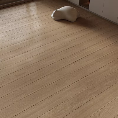 Light Colored Wooden Flooring With Natural Wood Grain And Warm Indoor Look 3d model