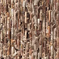 Rustic Wood Branch Wall Decor With Natural Textured Design For Home Interior
