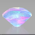 Shiny Colorful Iridescent Diamond Geometric Cut Jewelry For Fashion Clothing Accessories