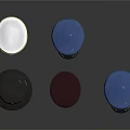 Stylish Hats as Daily Necessities Featuring Various Colors and Decorative Details