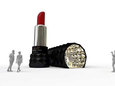 Modern Lipstick 3d model Modern Lipstick 3d model