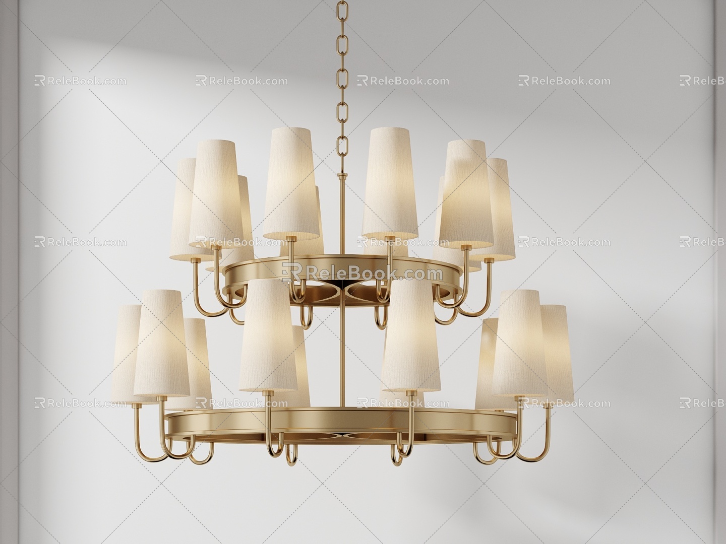 Chinese chandelier 3d model