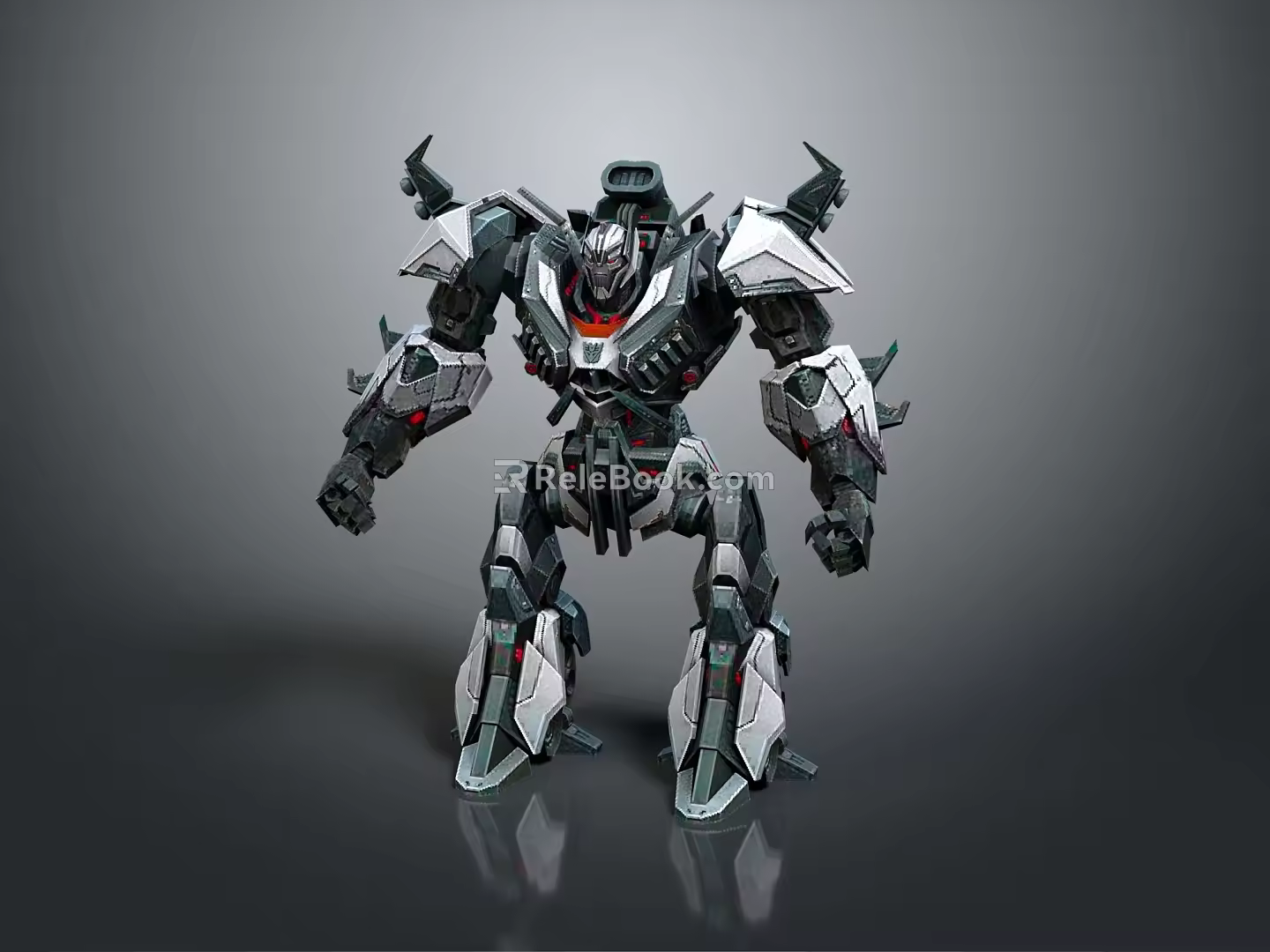 Modern Mech Warrior Mech Soldier Machine Battleguard Mechanical Battleguard 3d model