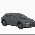 Light Blue Lexus SUV With Modern Exterior Design And Alloy Wheels