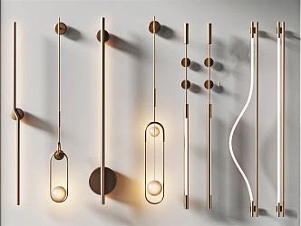 Modern wall lamp 3d model