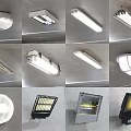 Various Lighting Fixtures Including Ceiling Lamps Wall Mounted And LED Designs