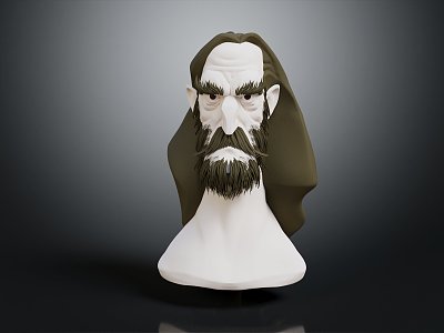 Modern Man Like Man Portrait Figure Portrait Figure 3d model