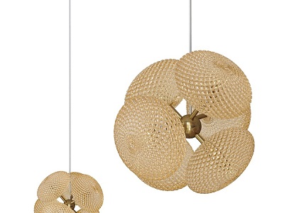 Roxie modern metal chandelier 18w 3d model