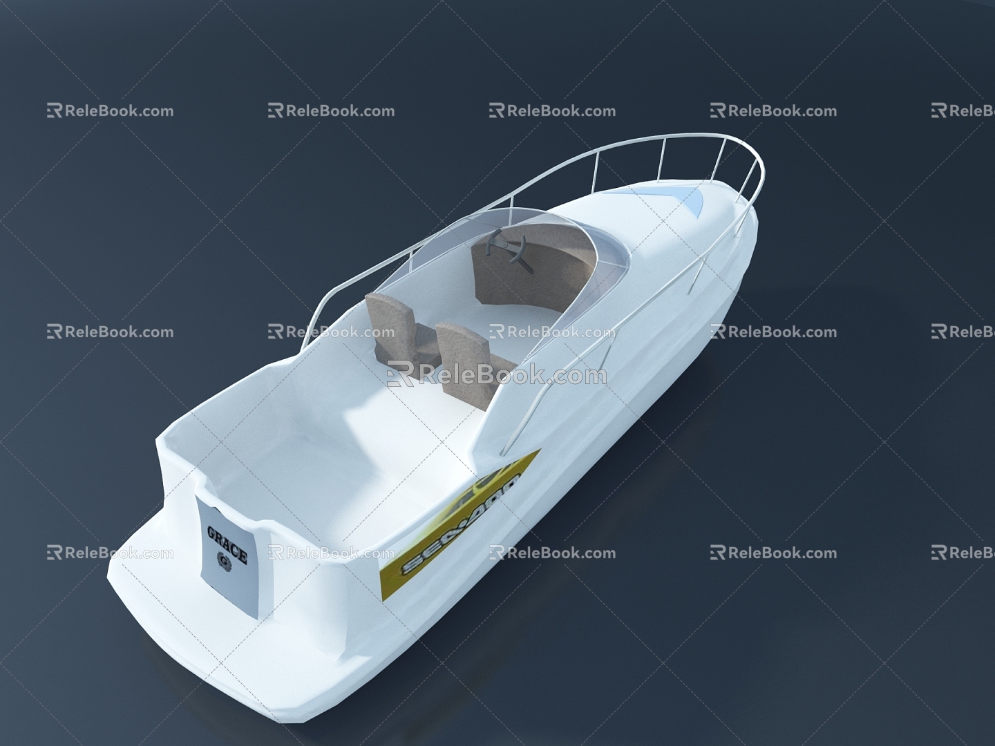 Modern Yacht 3d model