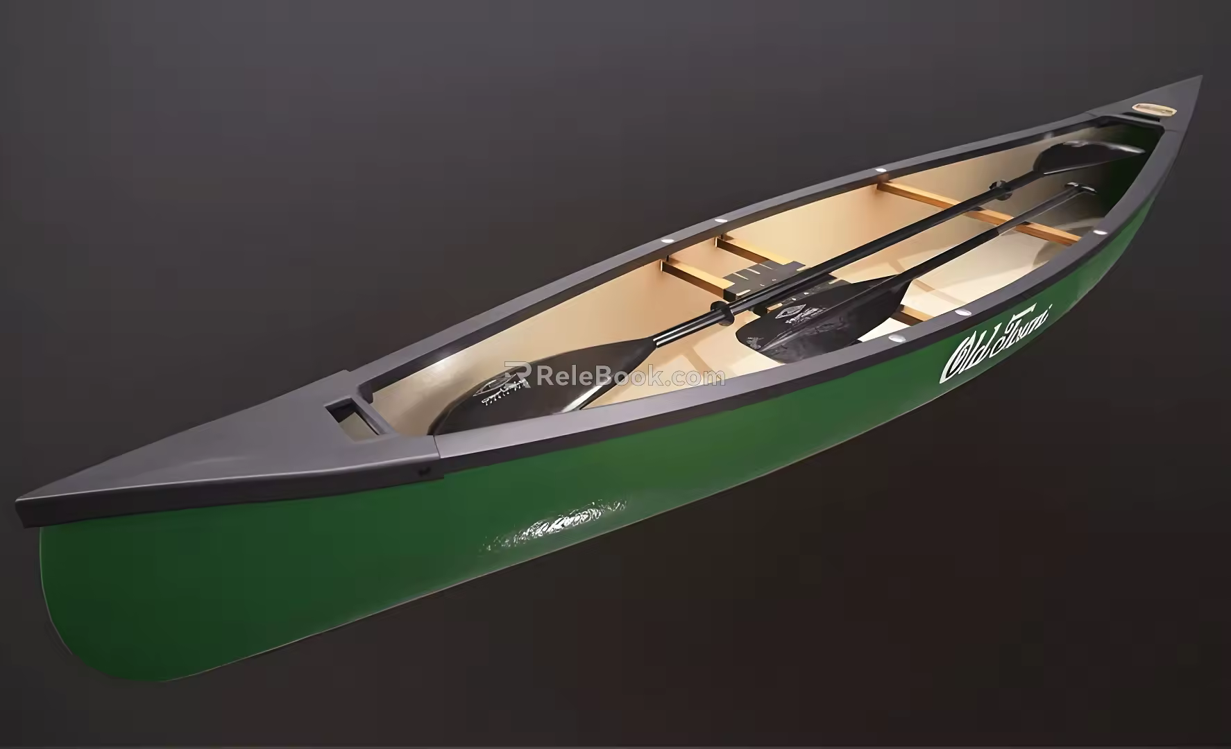 Modern Realistic Canoe 3d model